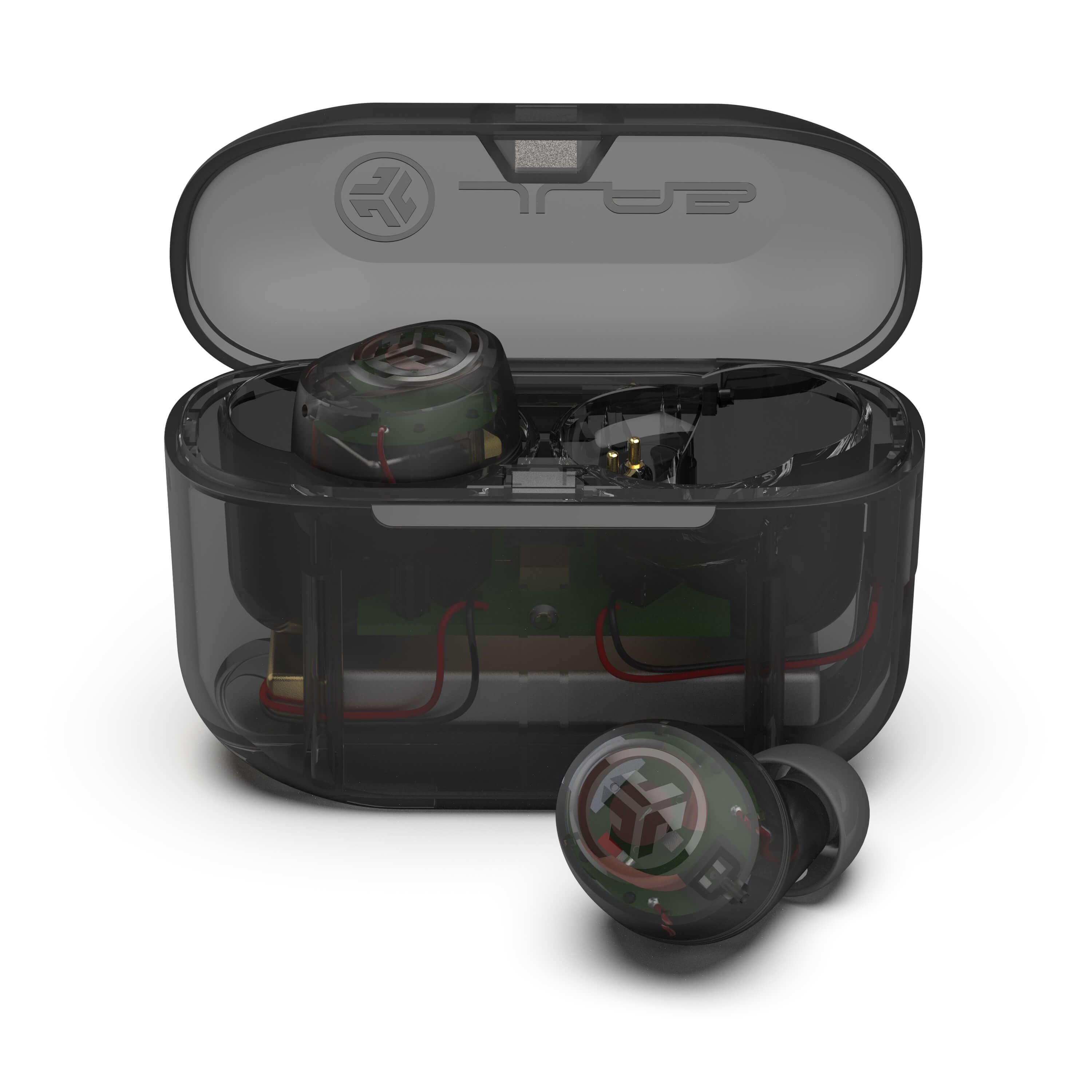 GO POP+ True Wireless Earbuds Mauve - Clear
