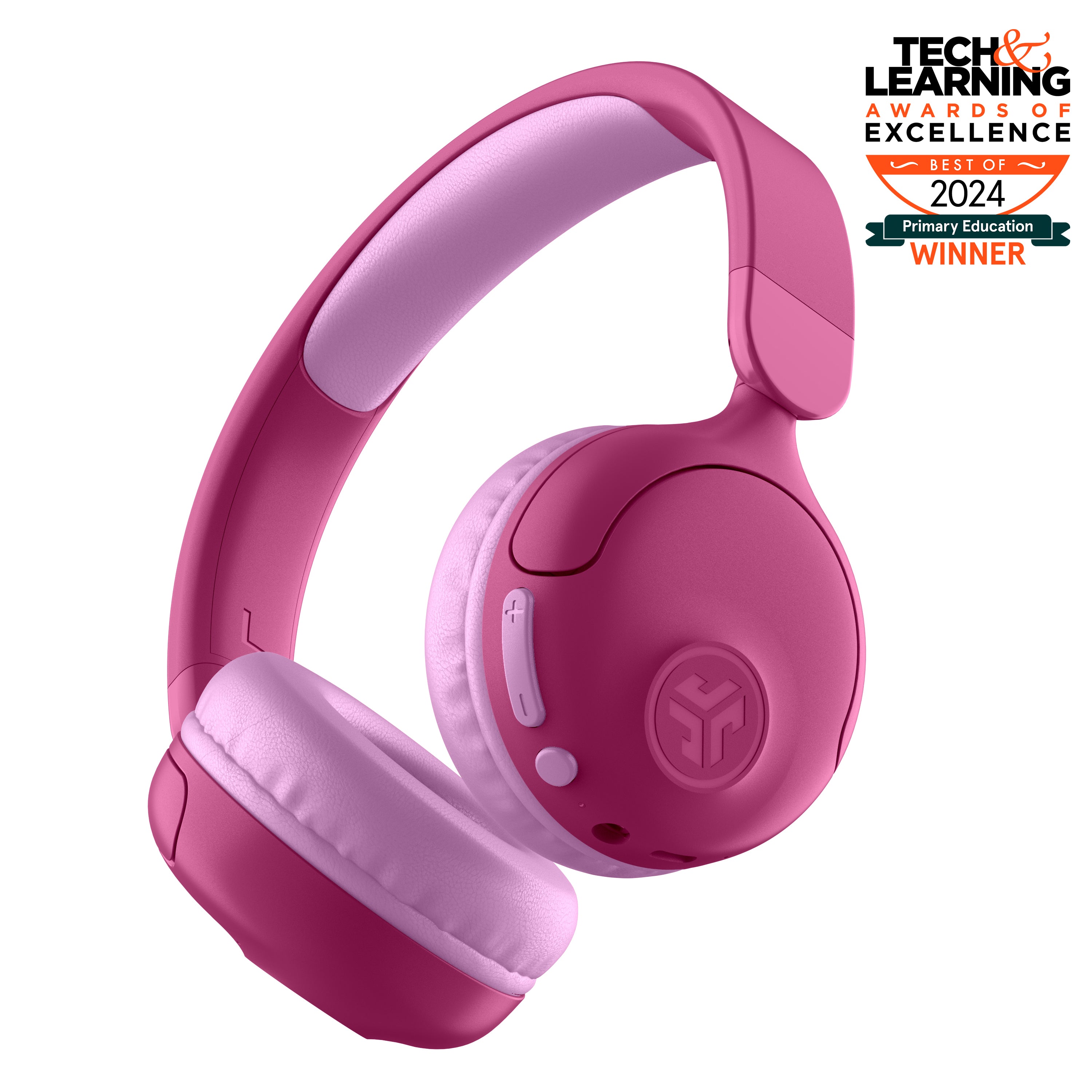 JBuddies Pop Wireless Kids Headphones Teal - Pink