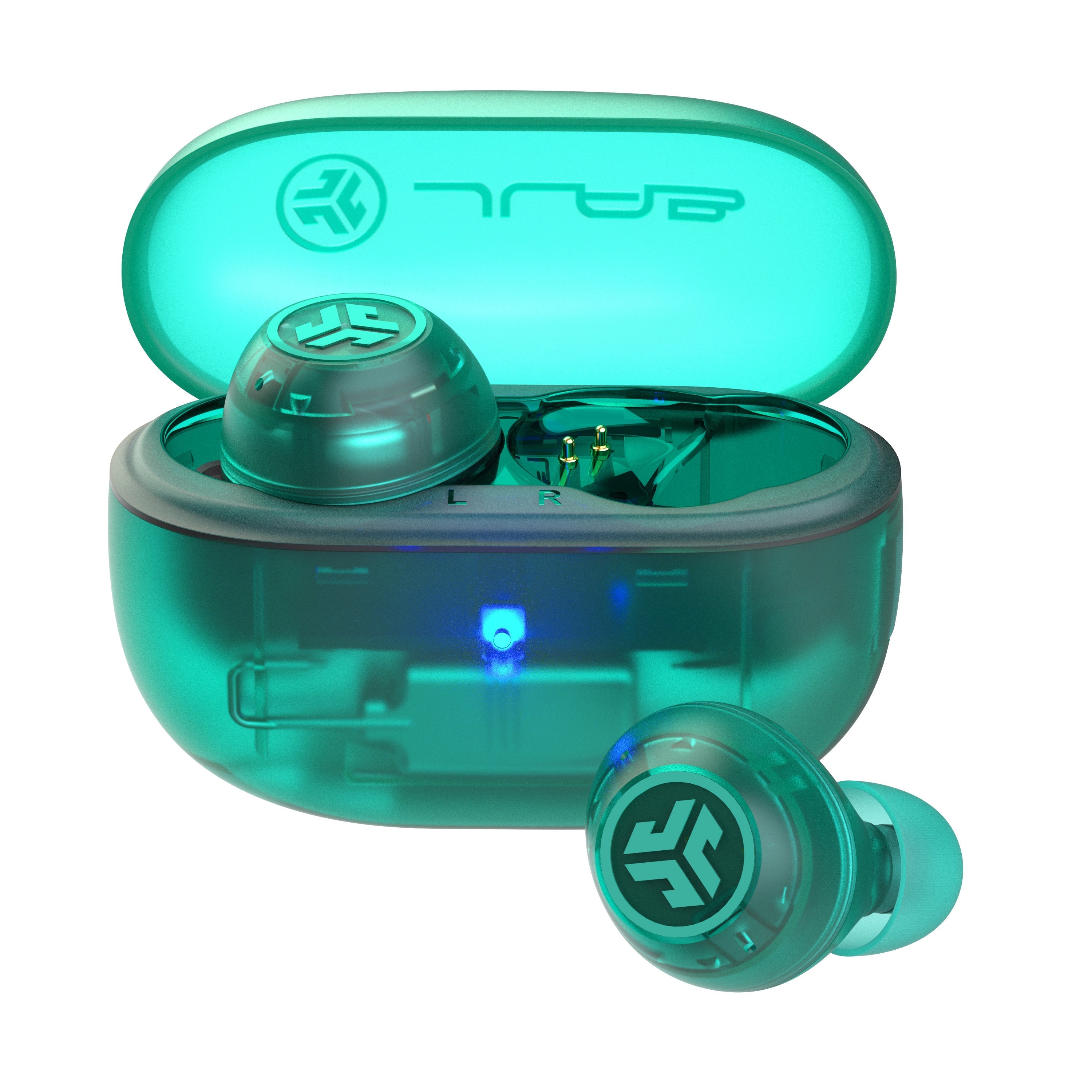 Go Pop ANC True Wireless Earbuds Cloud - Transparent Teal