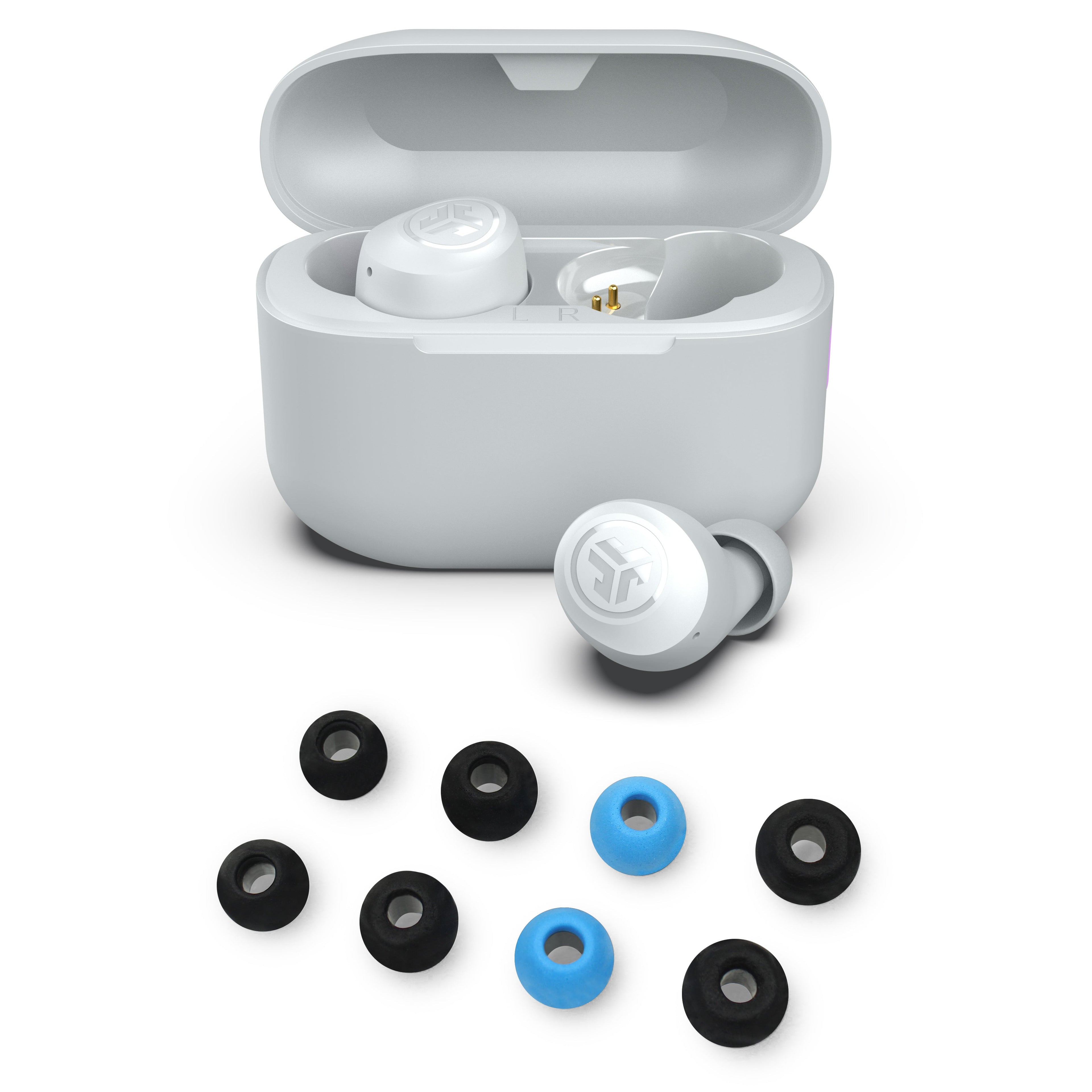 Go Pop+ Cloud Teal and Cloud Foam Tips Gift Set - Cloud White